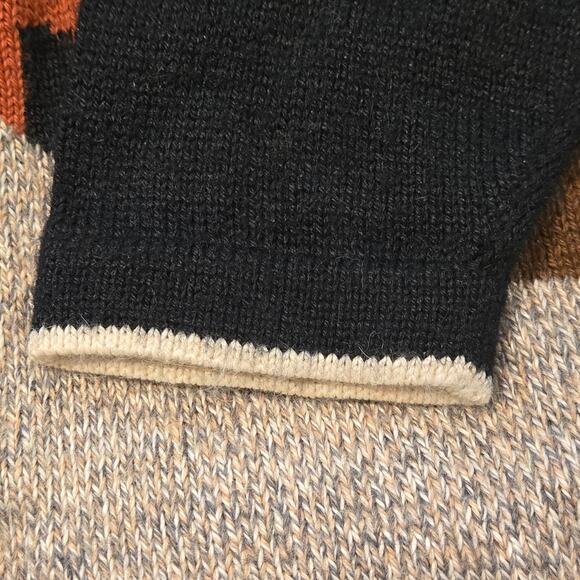 Vintage Royal Inca Imports by Lillian 100% Alpaca Peru Village Scene Cardigan - Picture 8 of 9